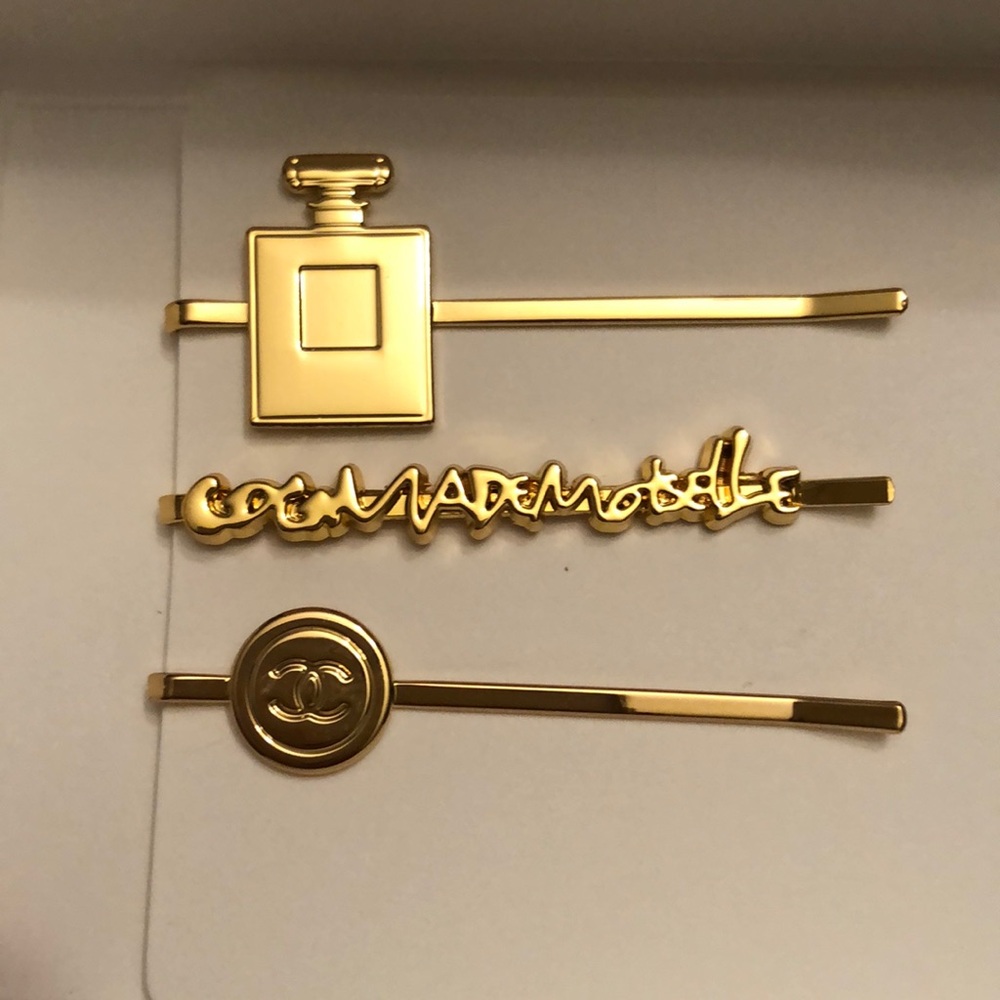 Chanel coco mademoiselle hair pin set